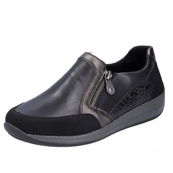 Rieker Slipper in schwarz