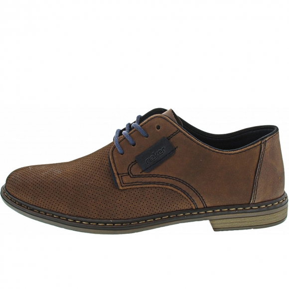 Rieker Business Schuh in brown-pazifik-fuchs