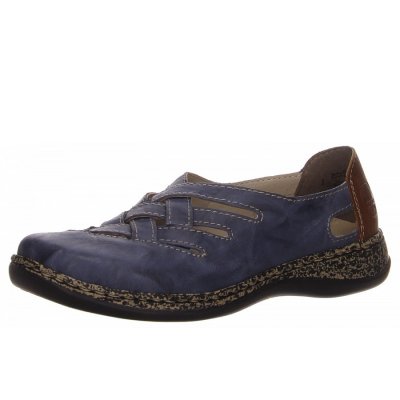 Rieker Slipper in blau