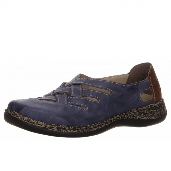 Rieker Slipper in blau
