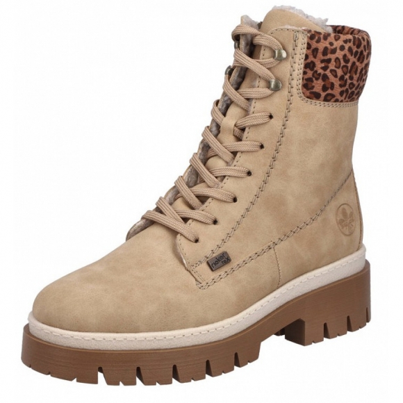 Rieker Schnürstiefel in beige