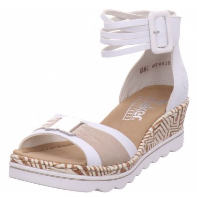 Rieker fsk damen sandalen Sandalette in weiß