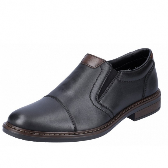 Rieker Business Schuh in schwarz kastanie