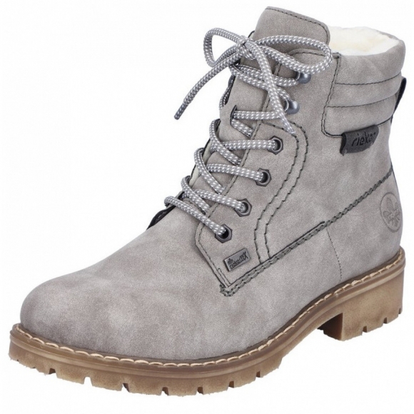 Rieker Schnürstiefel in grey anthrazit