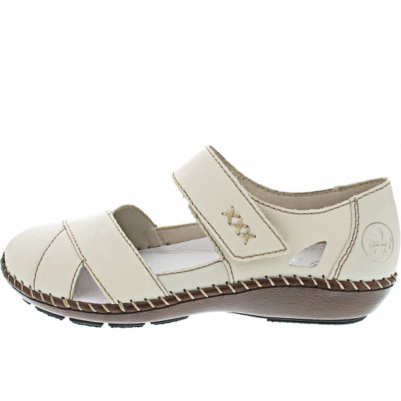 Rieker Slipper in pebble-perle