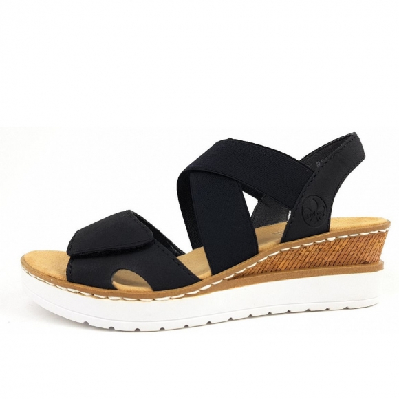 Rieker Sandalette in schwarz