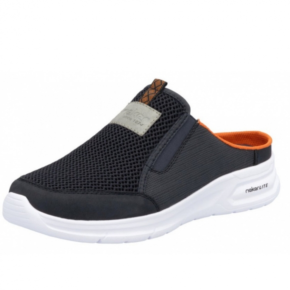 Rieker Slipper in pazifik navy grigio