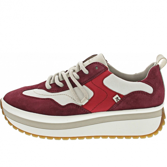Rieker Sneaker low in rot kombi