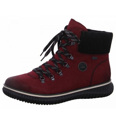 Rieker Schnürstiefel in 35 bordeaux