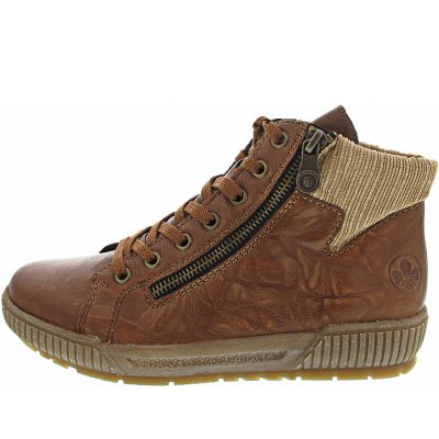 Rieker Schnürstiefel in cuoio-sattel