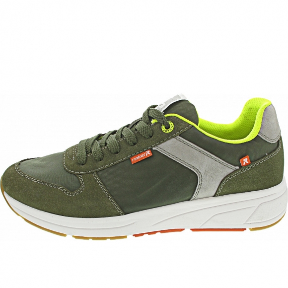 Rieker Evolution Sneaker in olive/olive/cement