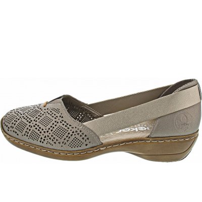 Rieker Ballerina in altsilber-perle Rieker Ballerina in altsilber-perle