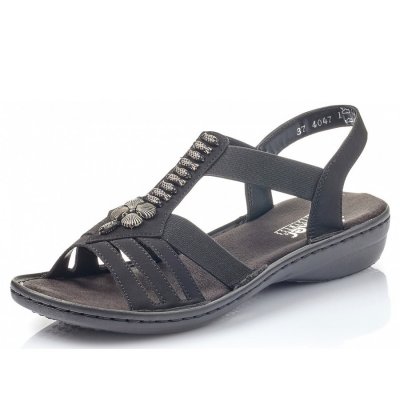 Rieker Sandalette in schwarz