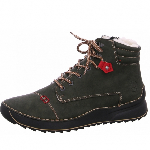 Rieker Schnürstiefel in 54 forest