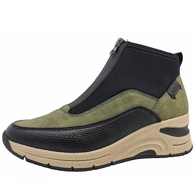 Rieker Stiefel in 54 grün kombi