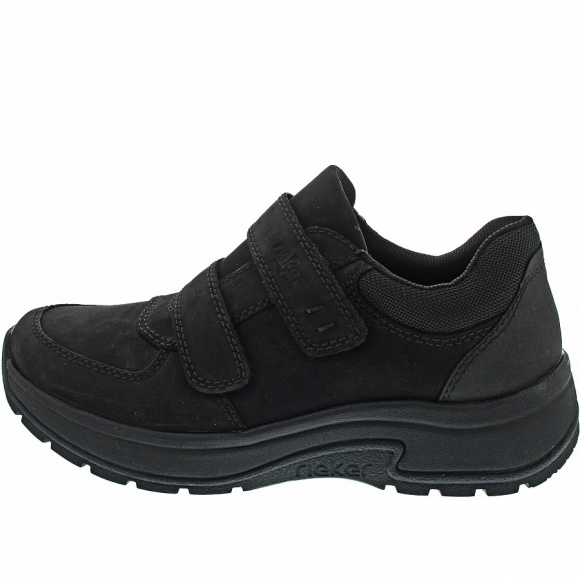 Rieker Klettschuh in schwarz
