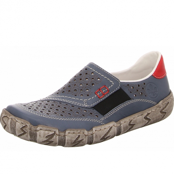 Rieker Slipper in blau