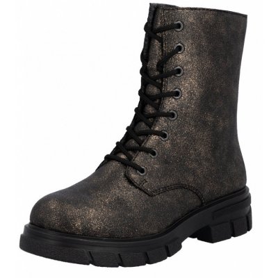 Rieker Schnürstiefel in bronce glitter