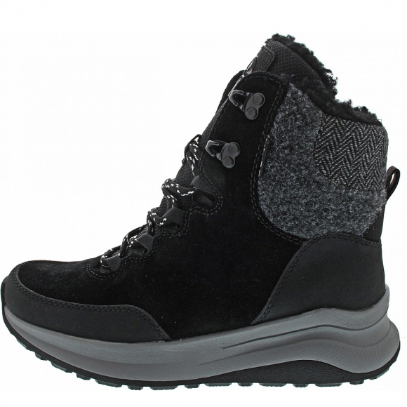 Rieker Schnürstiefel in schwarz-anthrazit-grau