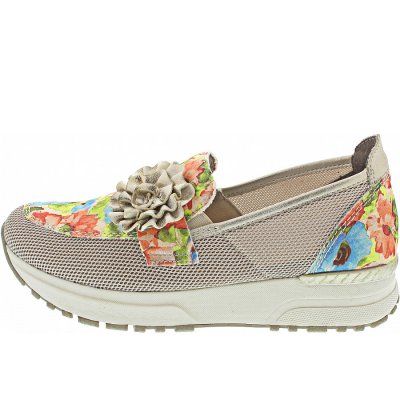 Rieker Slipper in lightrose-coralflower-mus