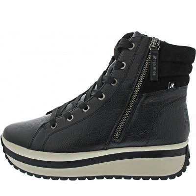 Rieker Schnürstiefel in schwarz