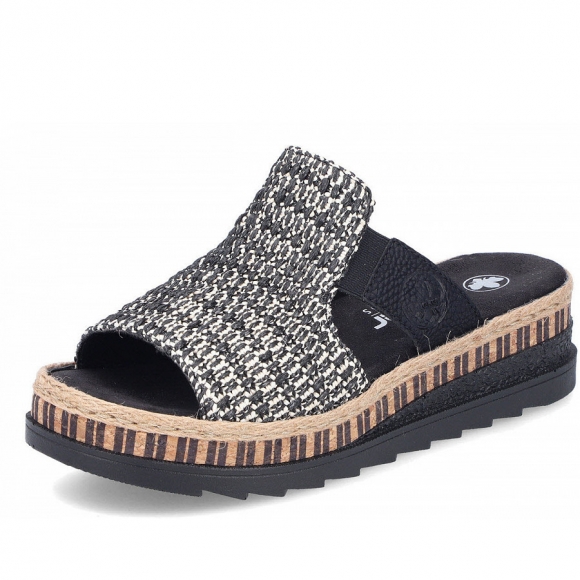 Rieker damen pantolette Pantolette in schwarz