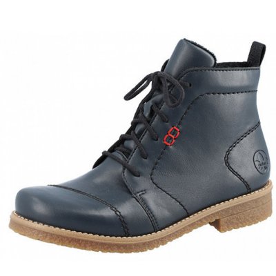 Rieker Schnürstiefel in blau