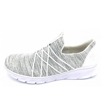 Rieker fsk damen halbschuhe Halbschuhe in grau hell