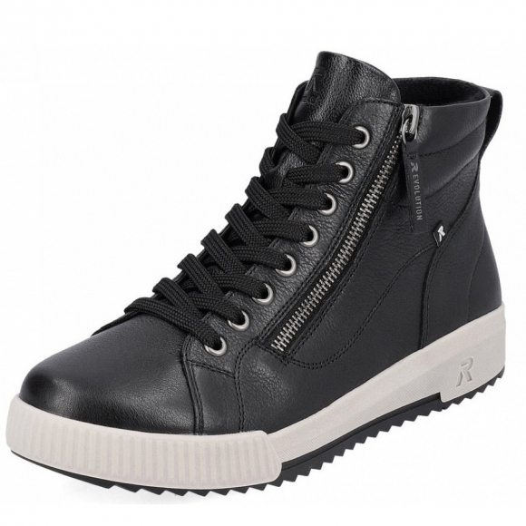 Rieker Evolution Schnürstiefel in schwarz