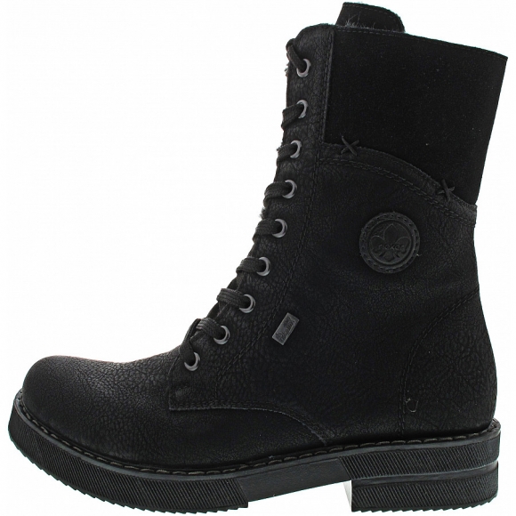 Rieker Schnürstiefel in schwarz