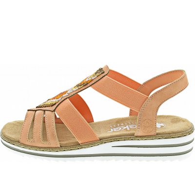 Rieker Sandalette in aprikot