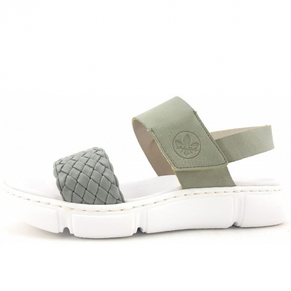 Rieker Woven Sandale in 52 mint