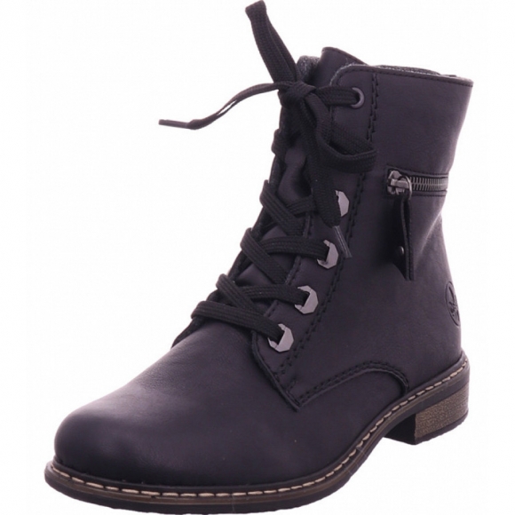 Rieker HWK Damen Stiefel Stiefel in schwarz