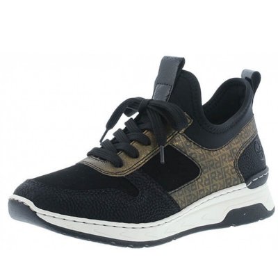 Rieker Schnürschuhe in schwarz