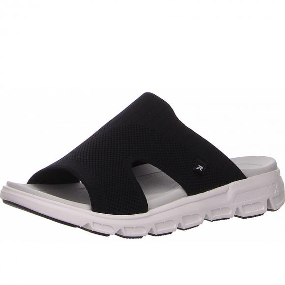 Rieker Pantolette in schwarz