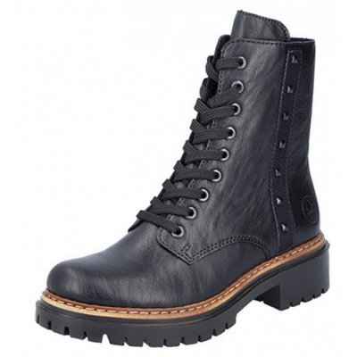 Rieker Schnürstiefel in schwarz