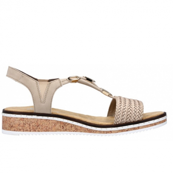 Rieker Sandale in cliff- beige