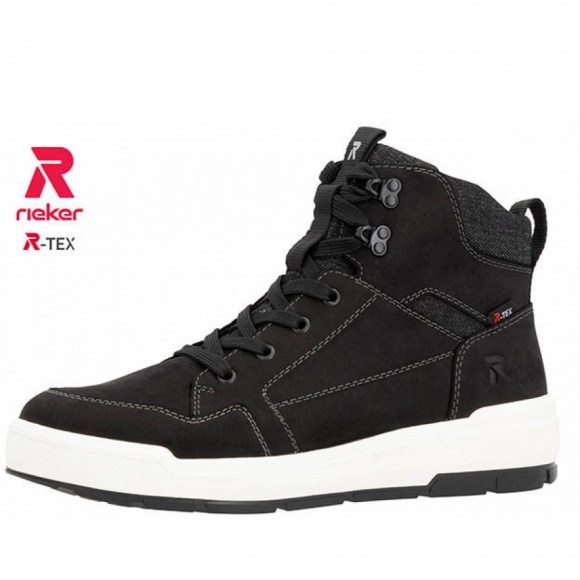 Rieker Evolution Sneaker high in schwarz