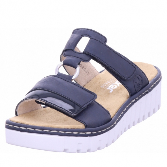 Rieker Pantolette in blau