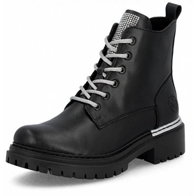 Rieker Schnürstiefel in schwarz