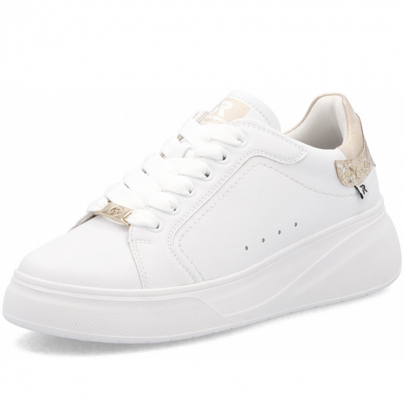 Rieker Schnürschuh in weiss