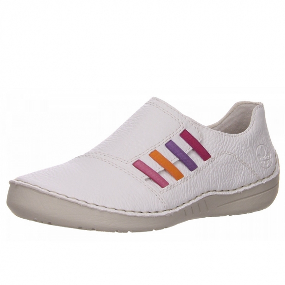 Rieker Slipper in weiß