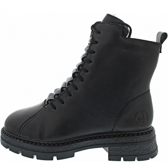 Rieker Schnürstiefel in schwarz