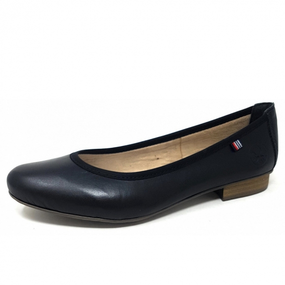 Rieker Ballerina in schwarz