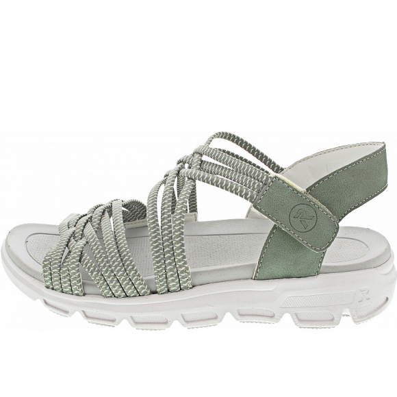 Rieker Sandale in mint-weiss
