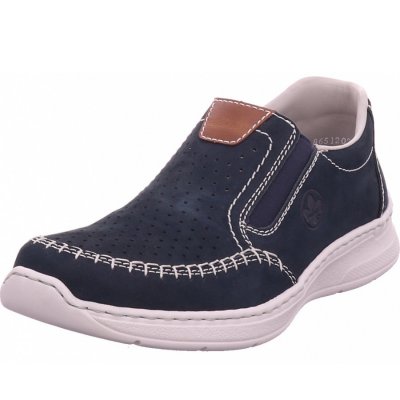 Rieker fsk herren halbschuhe Slipper in blau