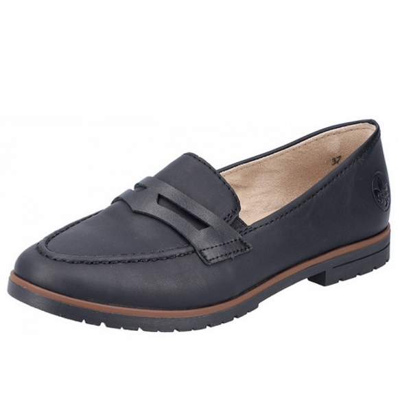 Rieker Slipper in schwarz
