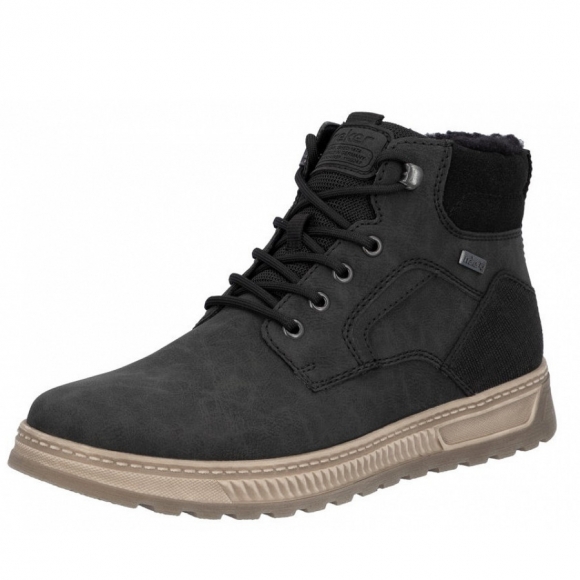 Rieker Schnürstiefel in schwarz