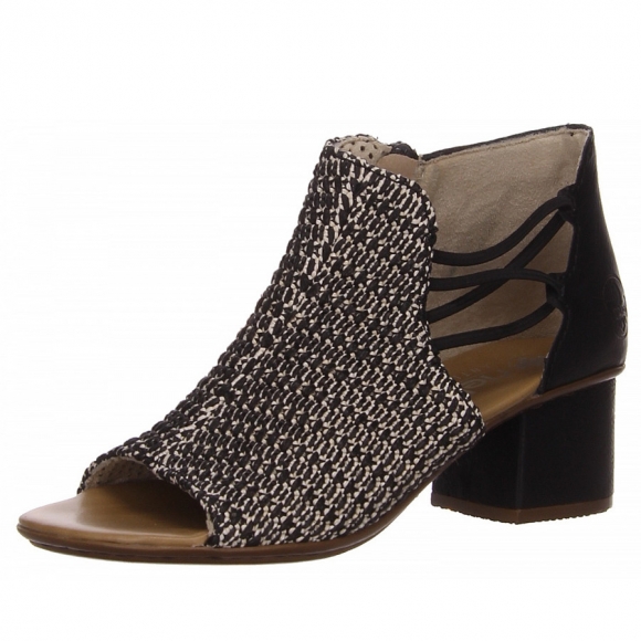 Rieker Sandalette in schwarz kombi.