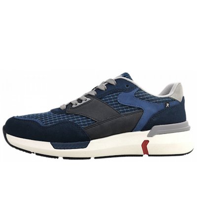 Rieker sportlicher Schnürer in pazifik/jeans 14